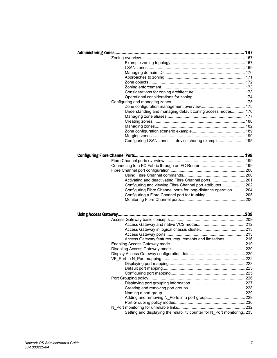 Brocade Network OS Administrator’s Guide v4.1.1 User Manual | Page 7 / 748