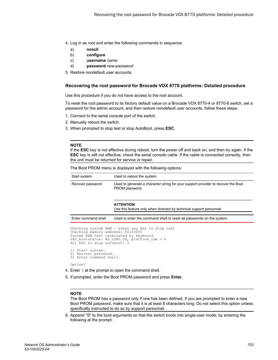 Brocade Network OS Administrator’s Guide v4.1.1 User Manual | Page 703 / 748
