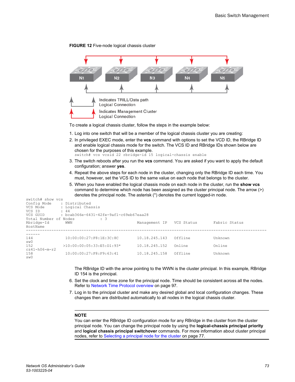 Brocade Network OS Administrator’s Guide v4.1.1 User Manual | Page 73 / 748