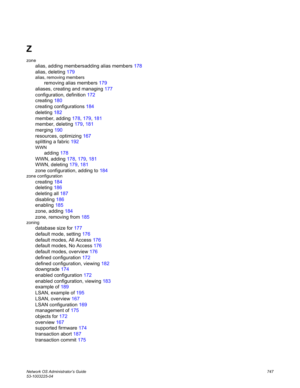 Brocade Network OS Administrator’s Guide v4.1.1 User Manual | Page 747 / 748