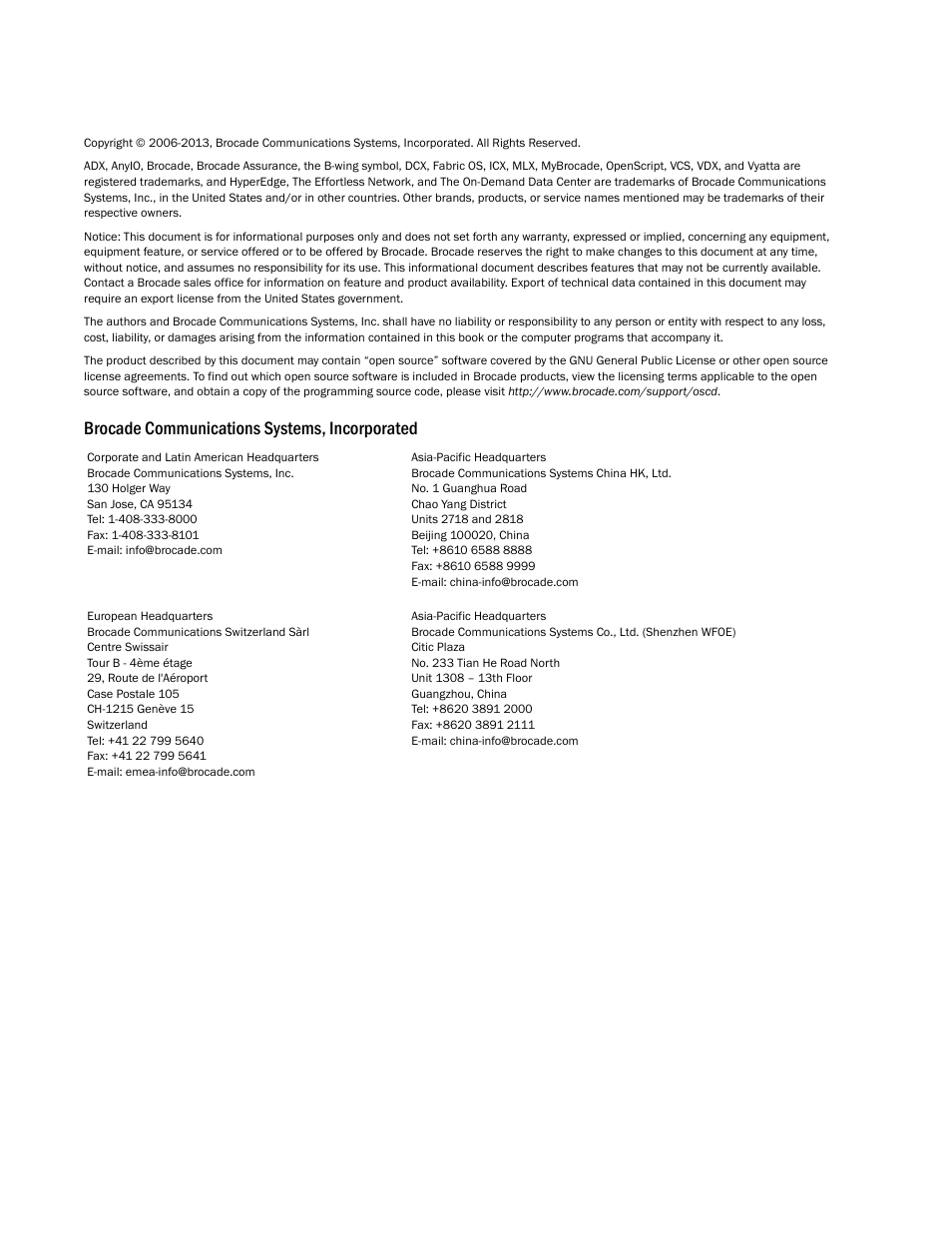 Brocade communications systems, incorporated | Brocade Mid-Mount Rack Kit (Switch) Installation Procedure (Supporting 300, 5100, 5300, 6505, 6510, 6520, 7800, 8000, VA-40FC, VDX 6710-54, and VDX 6740) User Manual | Page 2 / 10