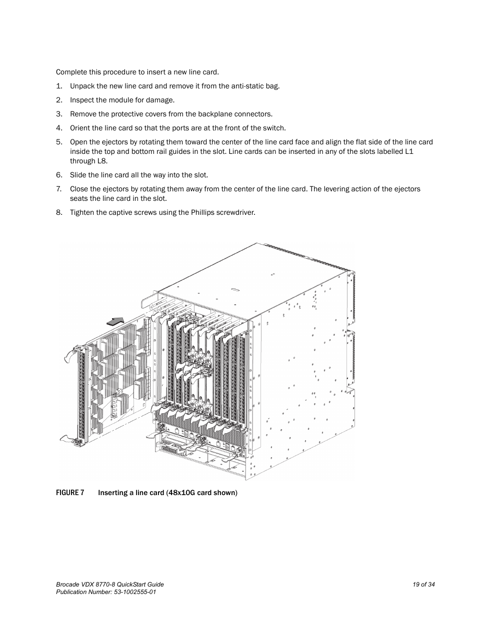 Figure 7 | Brocade VDX 8770-8 QuickStart Guide User Manual | Page 19 / 34