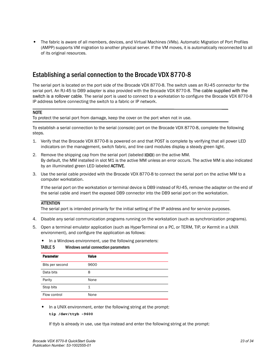 Brocade VDX 8770-8 QuickStart Guide User Manual | Page 23 / 34