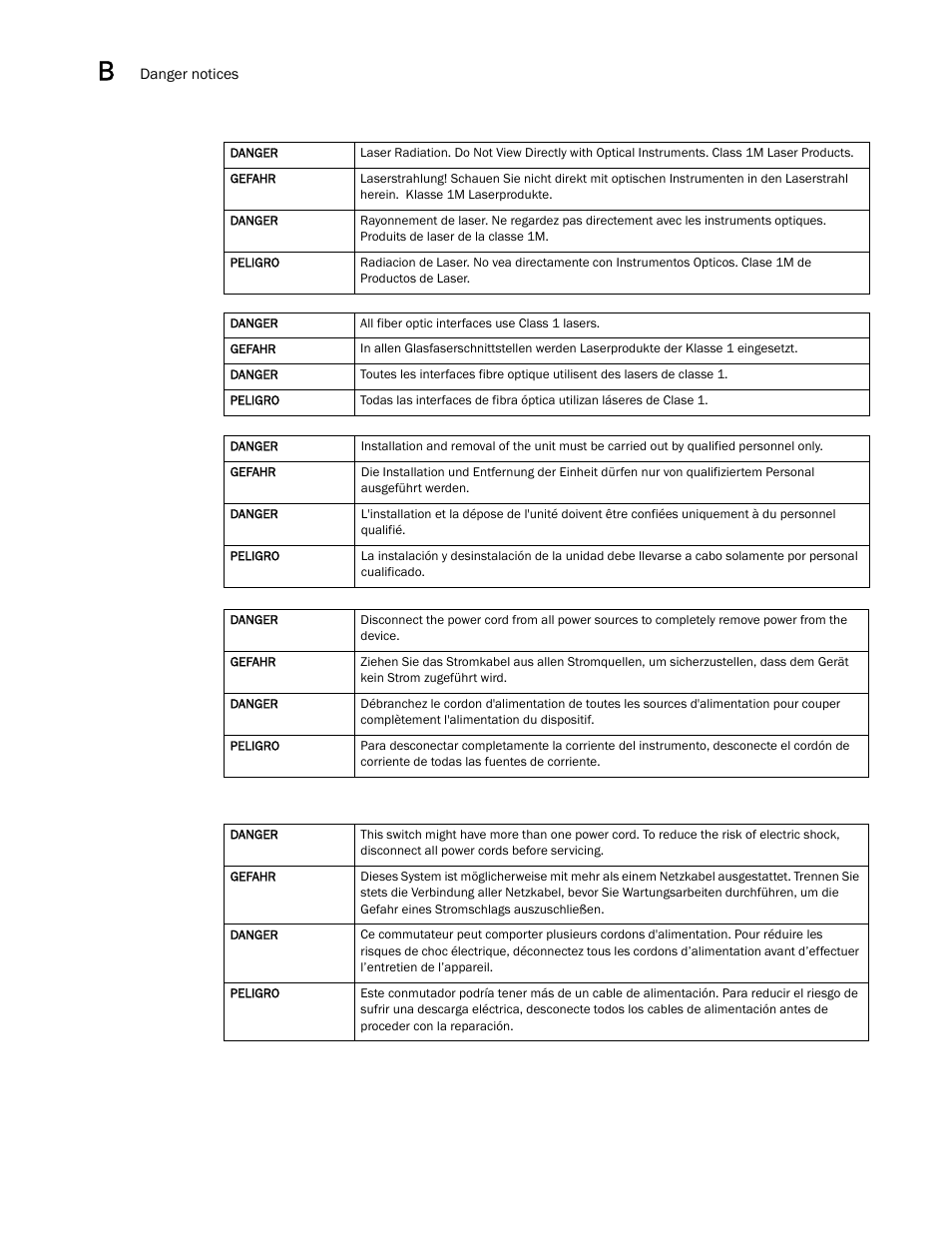 Brocade VDX 8770-4 Hardware Reference Manual User Manual | Page 124 / 132