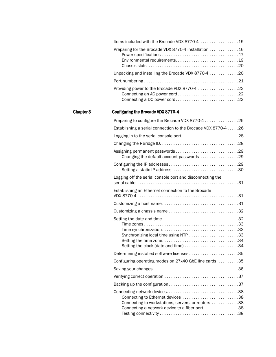 Brocade VDX 8770-4 Hardware Reference Manual User Manual | Page 4 / 132