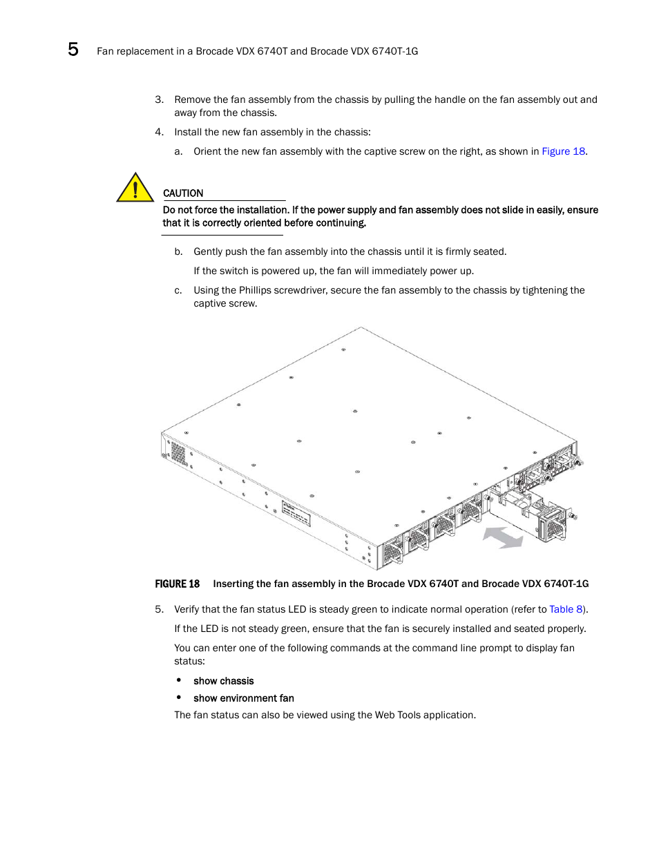 Brocade VDX 6740 Hardware Reference Manual (Supporting VDX 6740, VDX 6740T, and VDX 6740T-1G) User Manual | Page 56 / 78