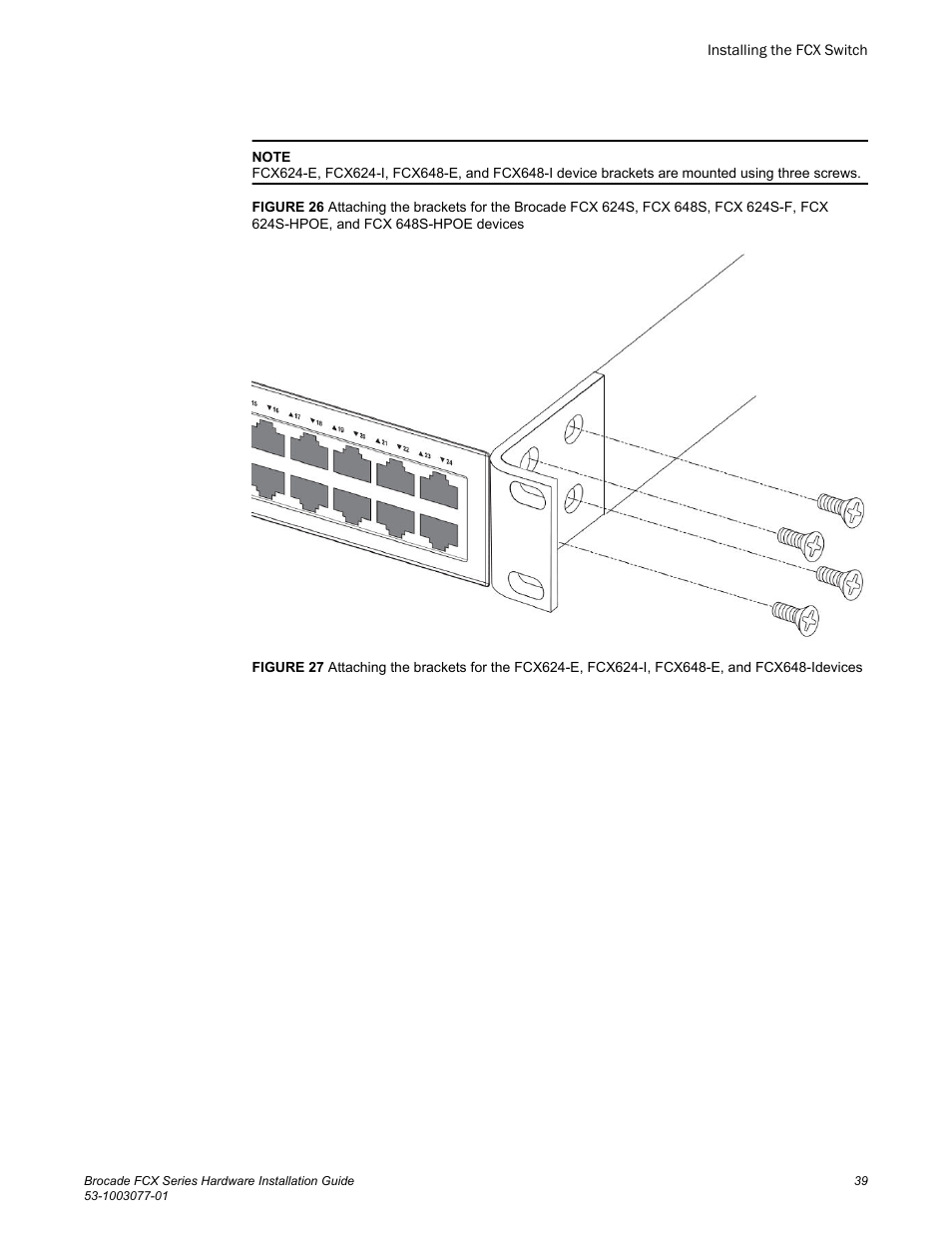 Brocade FCX Series Hardware Installation Guide User Manual | Page 41 / 112