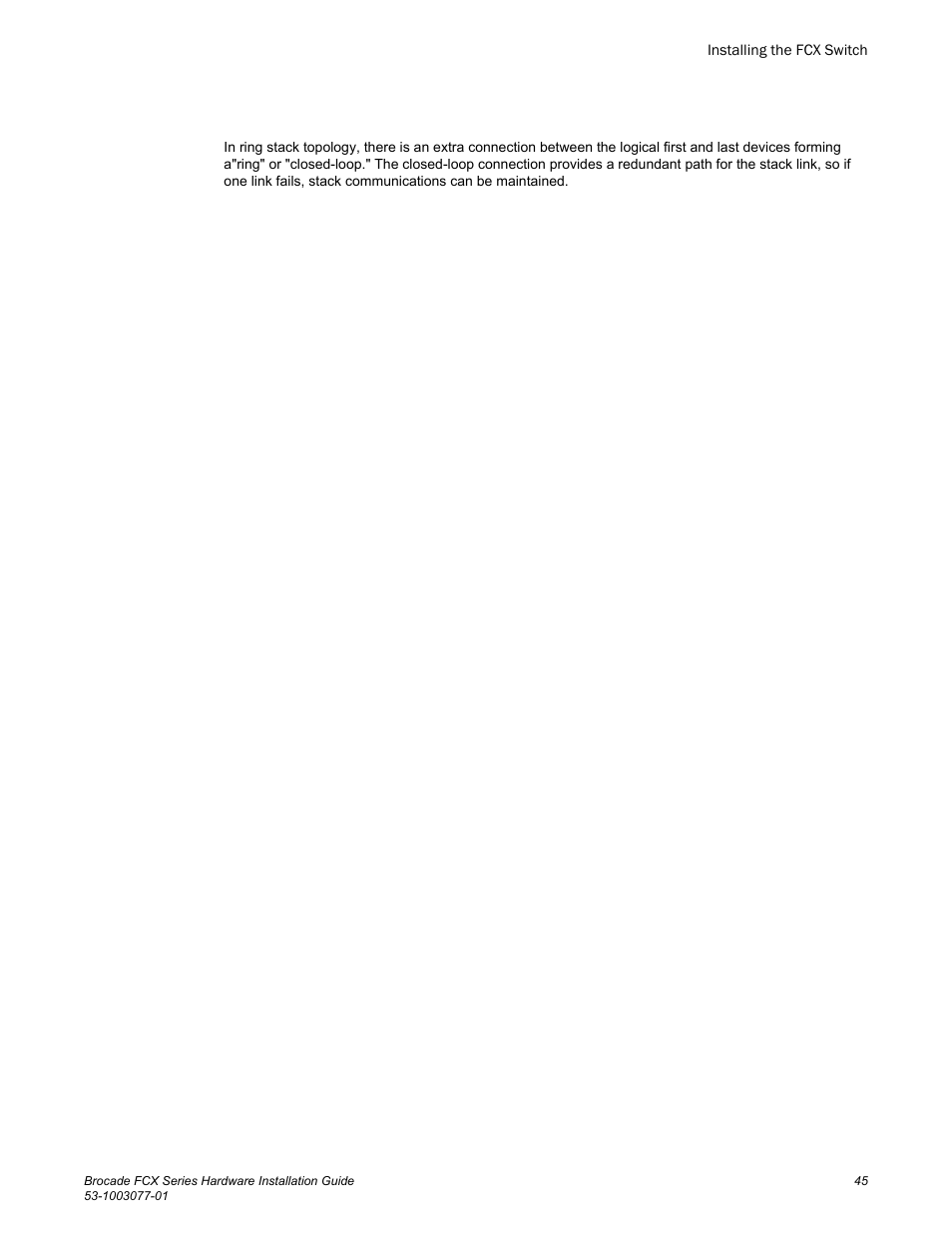 Brocade FCX Series Hardware Installation Guide User Manual | Page 47 / 112