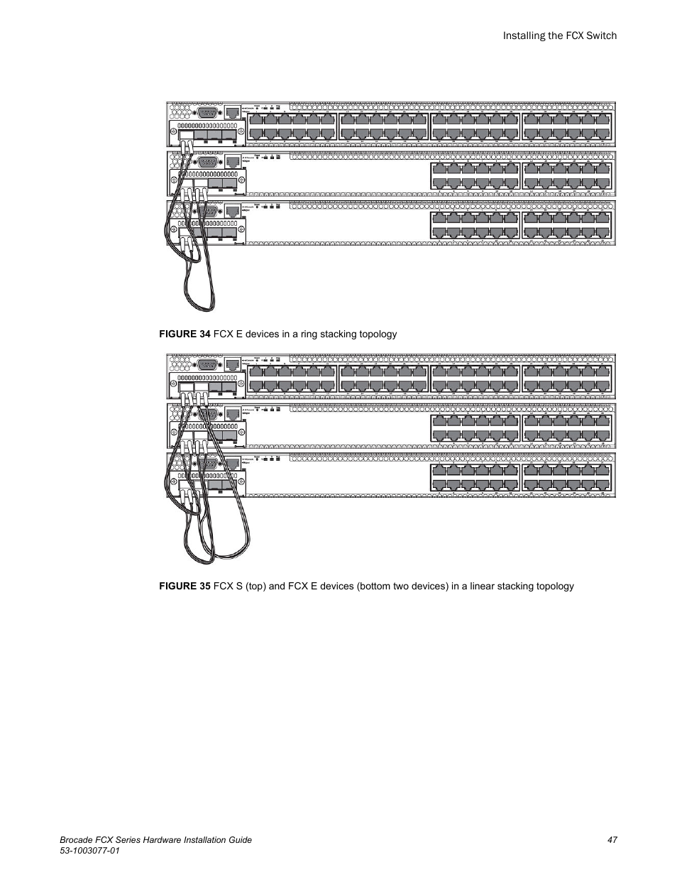 Brocade FCX Series Hardware Installation Guide User Manual | Page 49 / 112
