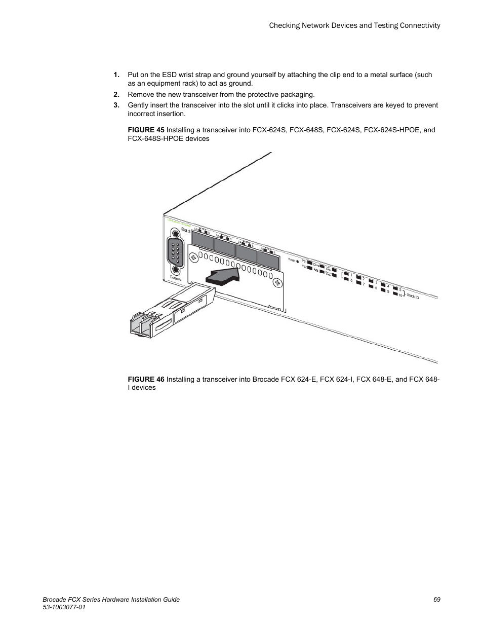 Brocade FCX Series Hardware Installation Guide User Manual | Page 71 / 112