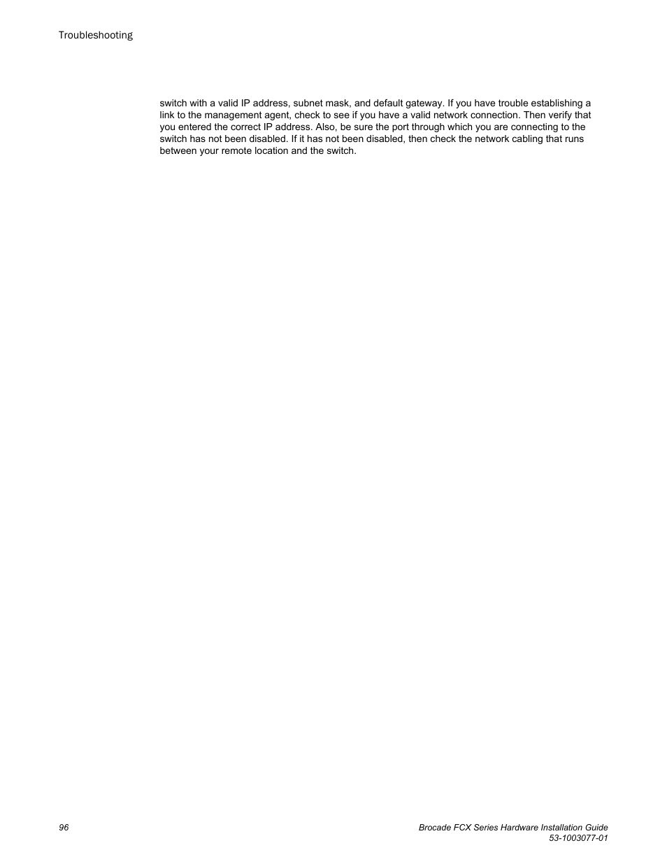 Brocade FCX Series Hardware Installation Guide User Manual | Page 98 / 112