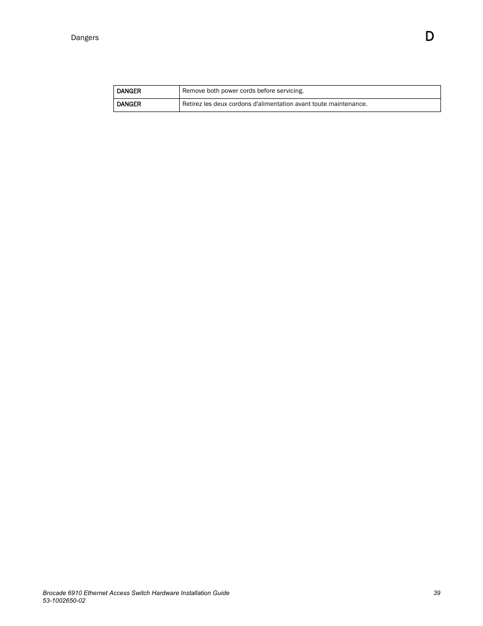 Brocade 6910 Ethernet Access Switch Hardware Installation Guide User Manual | Page 55 / 84