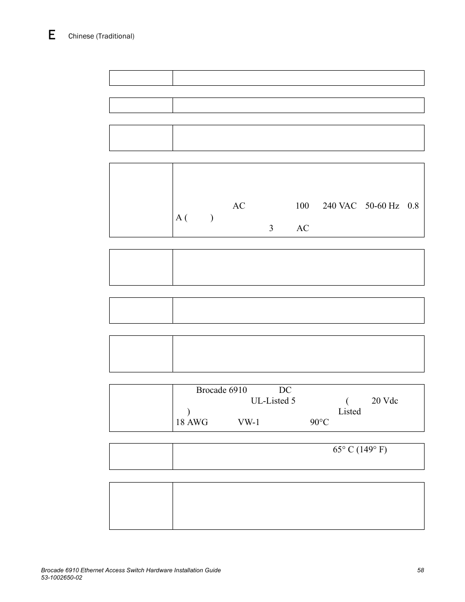 Brocade 6910 Ethernet Access Switch Hardware Installation Guide User Manual | Page 74 / 84