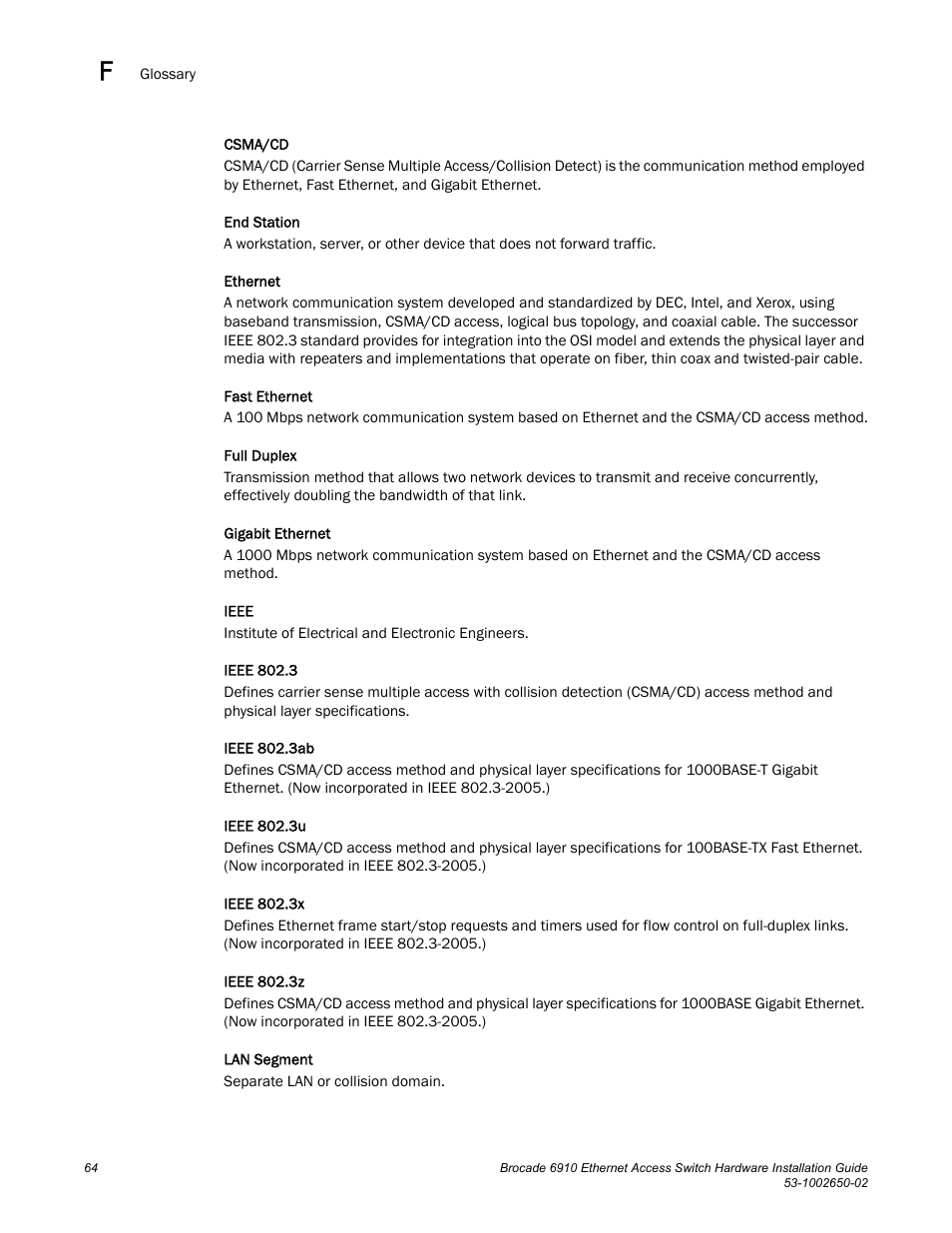 Brocade 6910 Ethernet Access Switch Hardware Installation Guide User Manual | Page 80 / 84