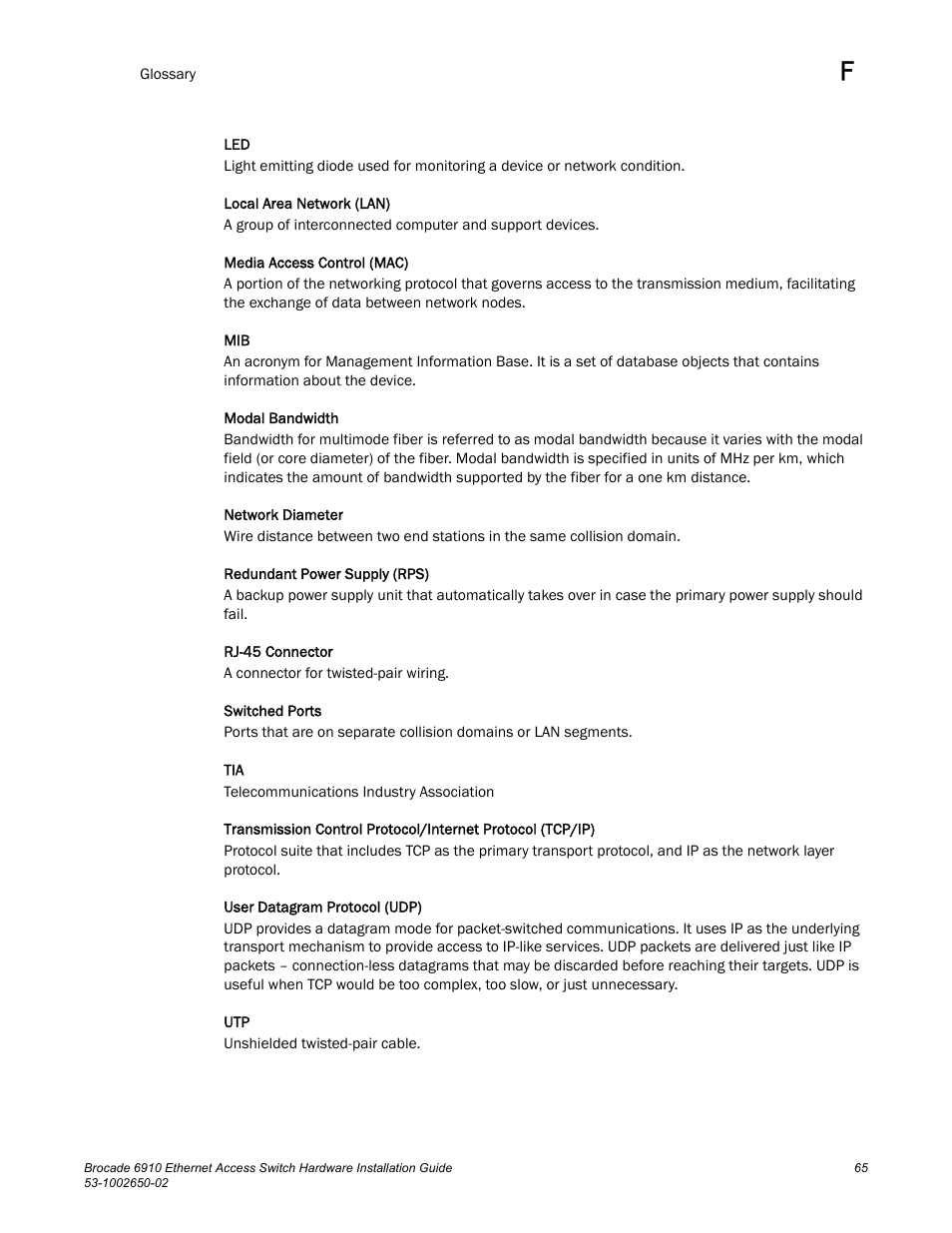 Brocade 6910 Ethernet Access Switch Hardware Installation Guide User Manual | Page 81 / 84