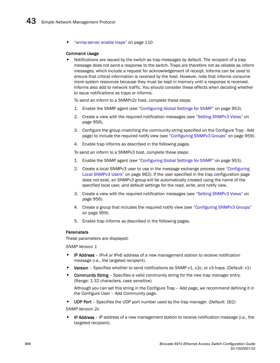 Brocade 6910 Ethernet Access Switch Configuration Guide (Supporting R2.2.0.0) User Manual | Page 1022 / 1240