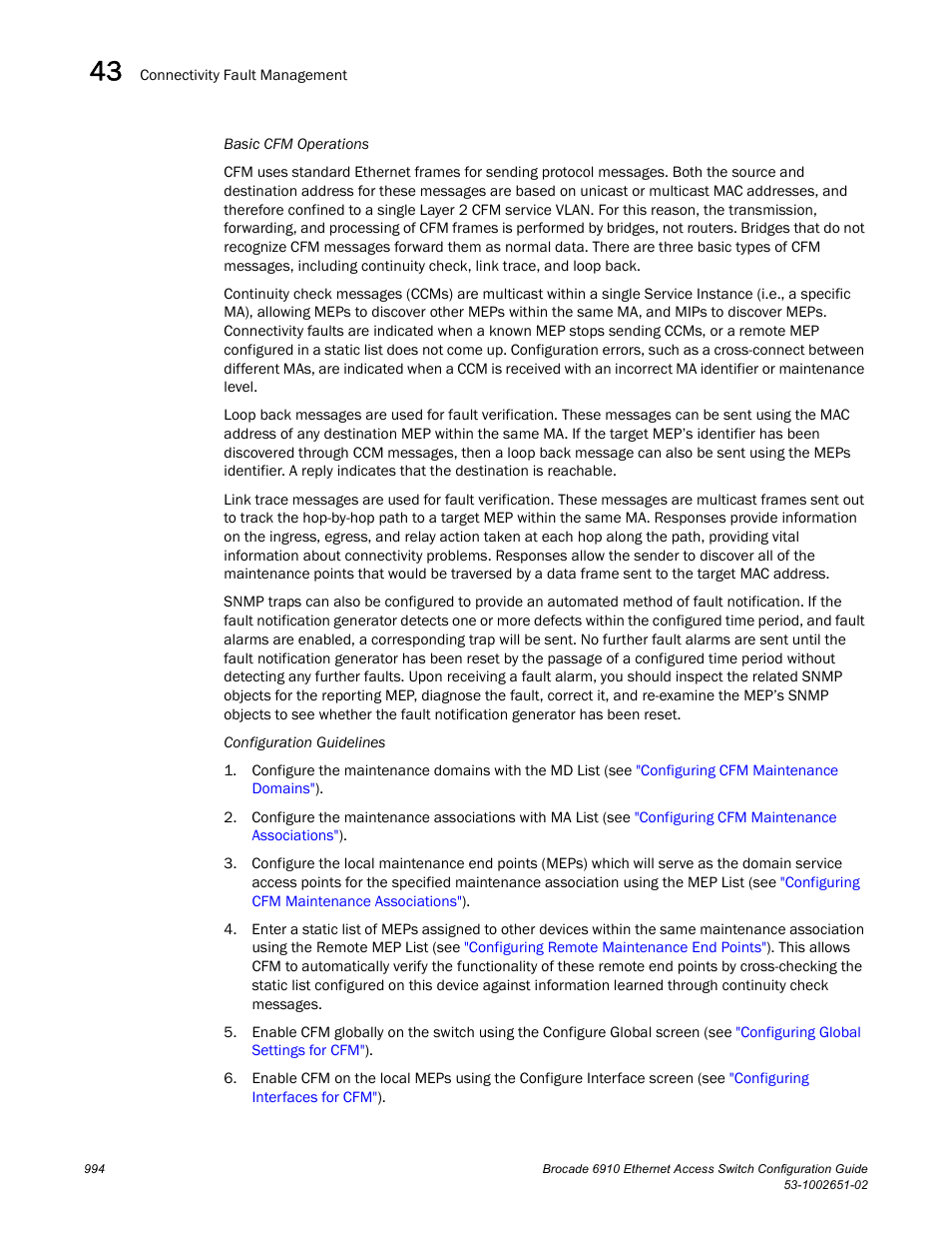 Brocade 6910 Ethernet Access Switch Configuration Guide (Supporting R2.2.0.0) User Manual | Page 1050 / 1240