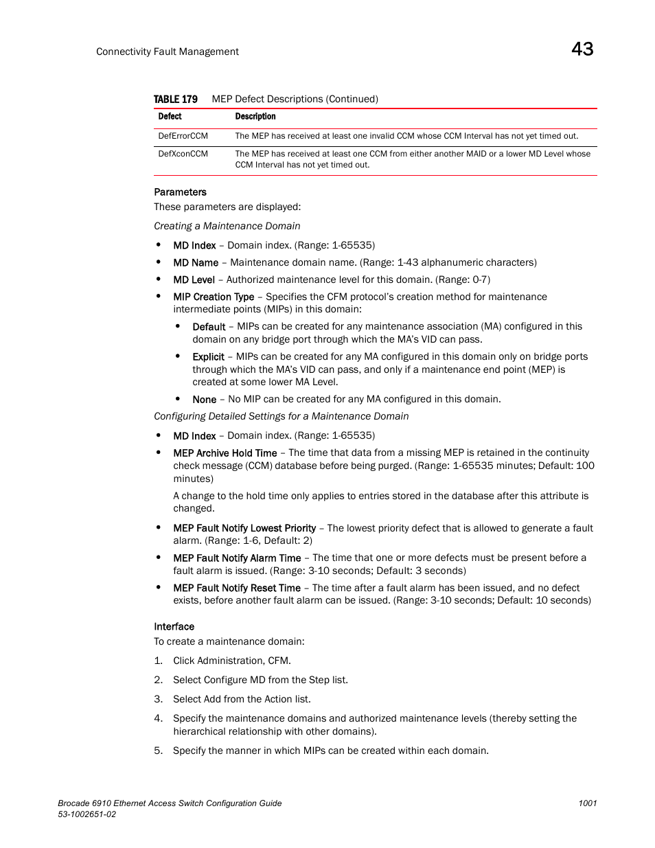 Brocade 6910 Ethernet Access Switch Configuration Guide (Supporting R2.2.0.0) User Manual | Page 1057 / 1240