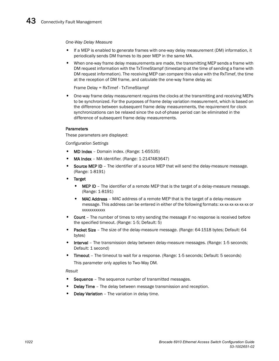 Brocade 6910 Ethernet Access Switch Configuration Guide (Supporting R2.2.0.0) User Manual | Page 1078 / 1240