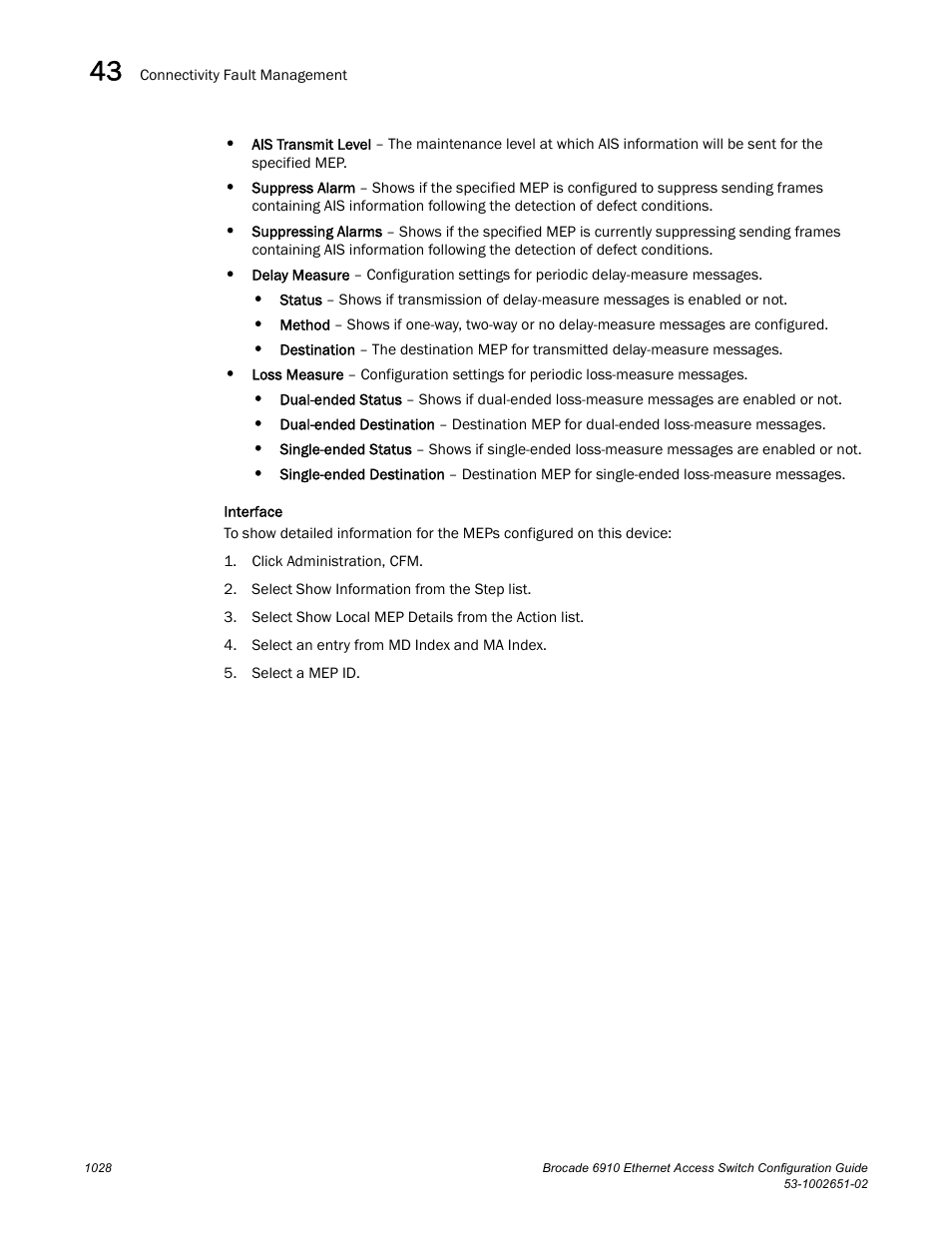 Brocade 6910 Ethernet Access Switch Configuration Guide (Supporting R2.2.0.0) User Manual | Page 1084 / 1240