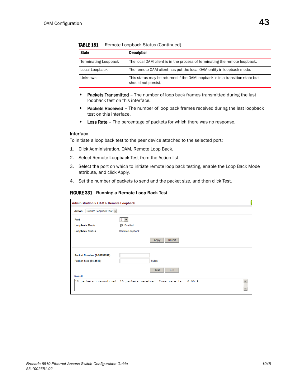 Figure 331 runnin | Brocade 6910 Ethernet Access Switch Configuration Guide (Supporting R2.2.0.0) User Manual | Page 1101 / 1240