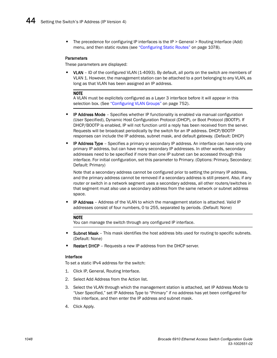 Brocade 6910 Ethernet Access Switch Configuration Guide (Supporting R2.2.0.0) User Manual | Page 1104 / 1240