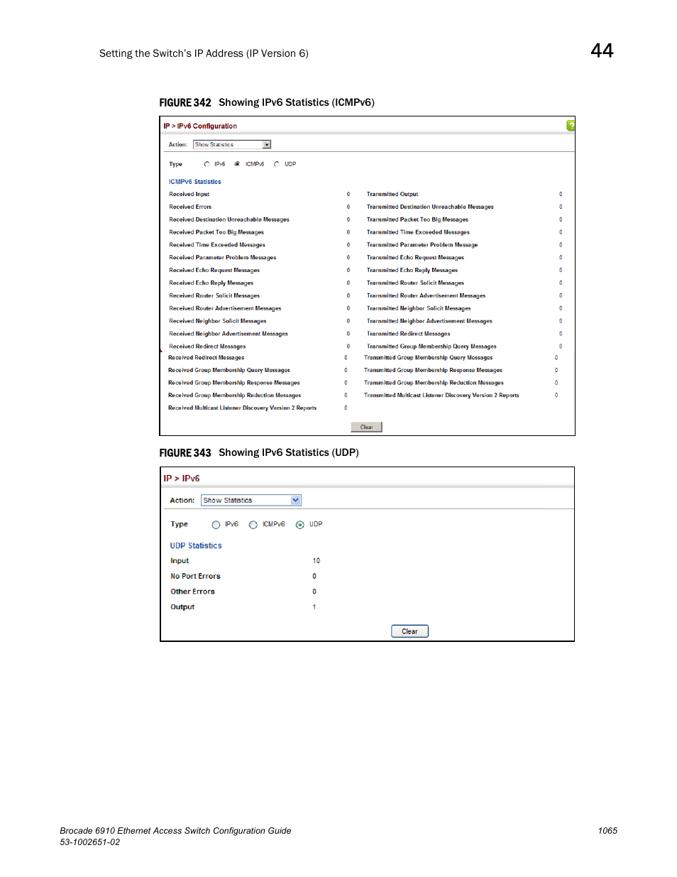 Figure 342 s, Figure 343 s | Brocade 6910 Ethernet Access Switch Configuration Guide (Supporting R2.2.0.0) User Manual | Page 1121 / 1240