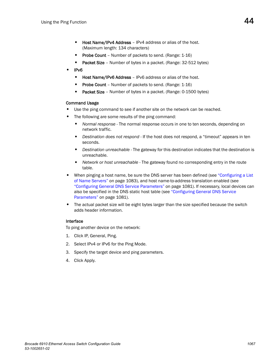 Brocade 6910 Ethernet Access Switch Configuration Guide (Supporting R2.2.0.0) User Manual | Page 1123 / 1240