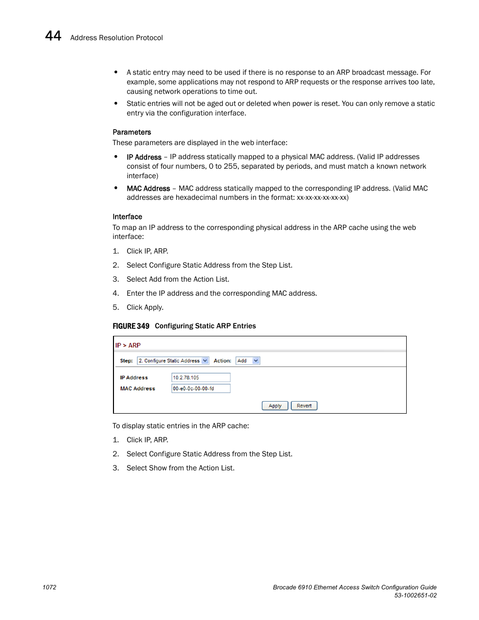 Figure 349 confi | Brocade 6910 Ethernet Access Switch Configuration Guide (Supporting R2.2.0.0) User Manual | Page 1128 / 1240