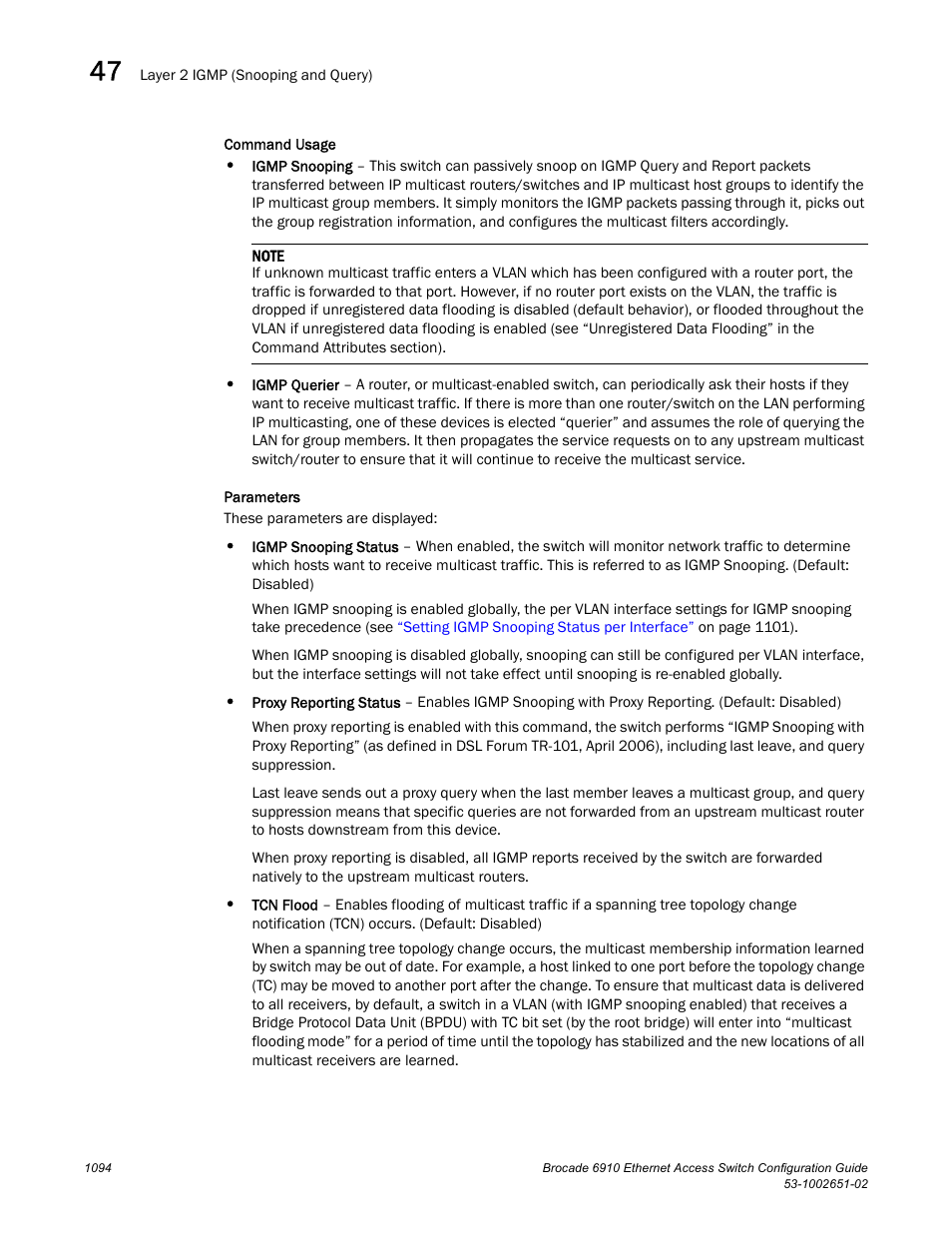 Brocade 6910 Ethernet Access Switch Configuration Guide (Supporting R2.2.0.0) User Manual | Page 1150 / 1240