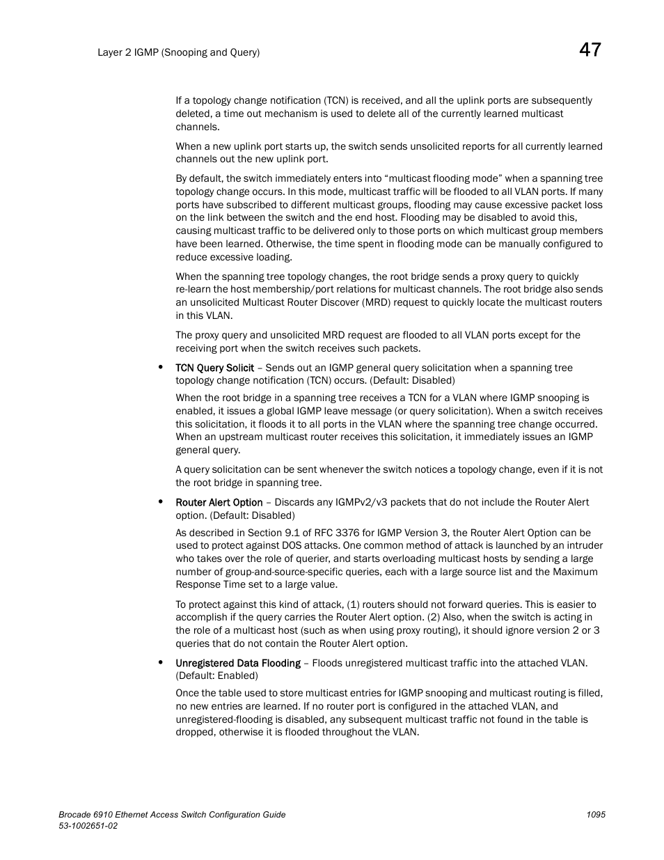 Brocade 6910 Ethernet Access Switch Configuration Guide (Supporting R2.2.0.0) User Manual | Page 1151 / 1240