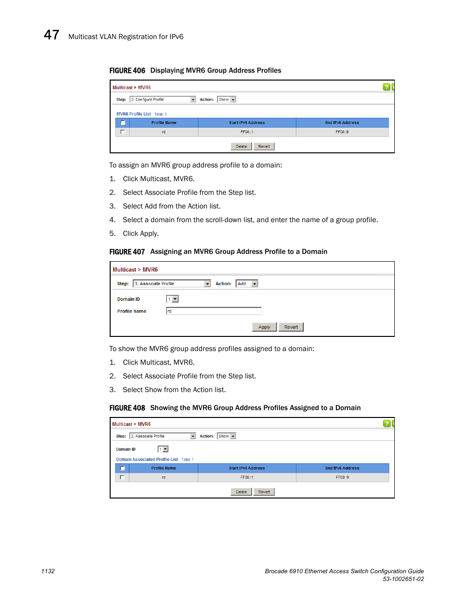 Figure 406 dis, Figure 407 a, Figure 408 s | Brocade 6910 Ethernet Access Switch Configuration Guide (Supporting R2.2.0.0) User Manual | Page 1188 / 1240