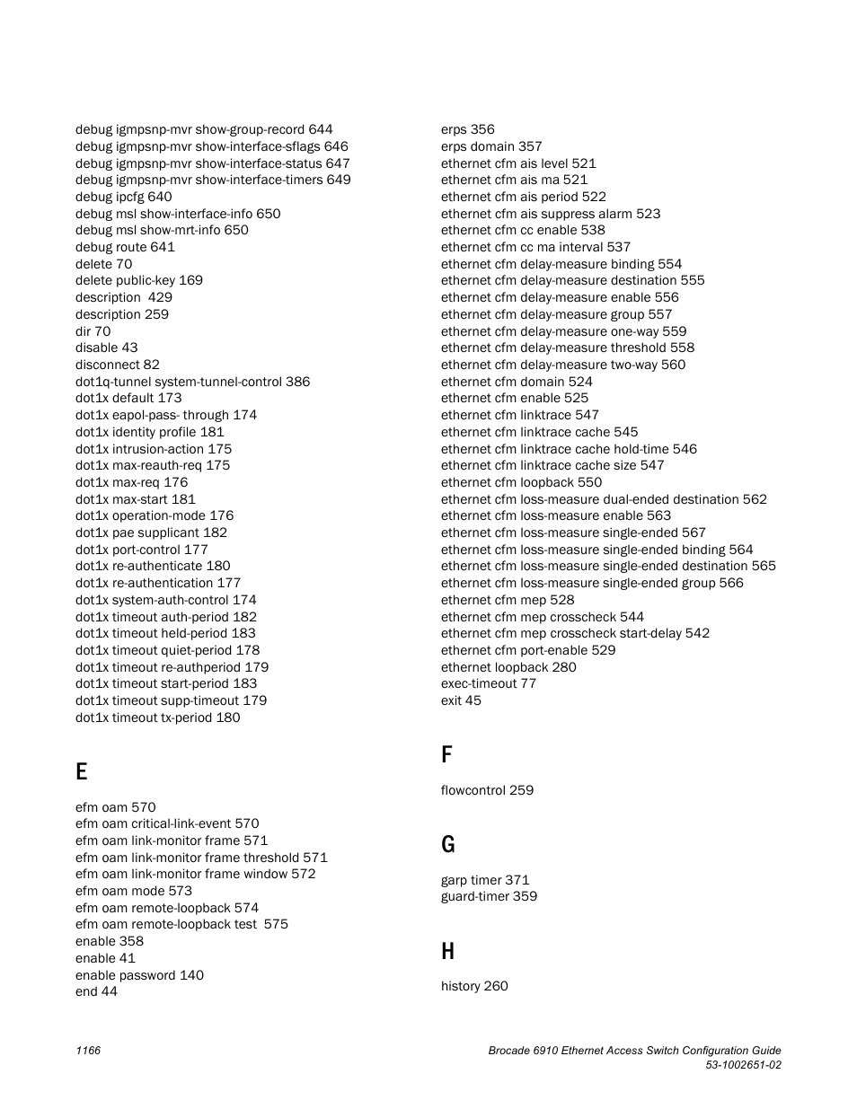 Brocade 6910 Ethernet Access Switch Configuration Guide (Supporting R2.2.0.0) User Manual | Page 1222 / 1240