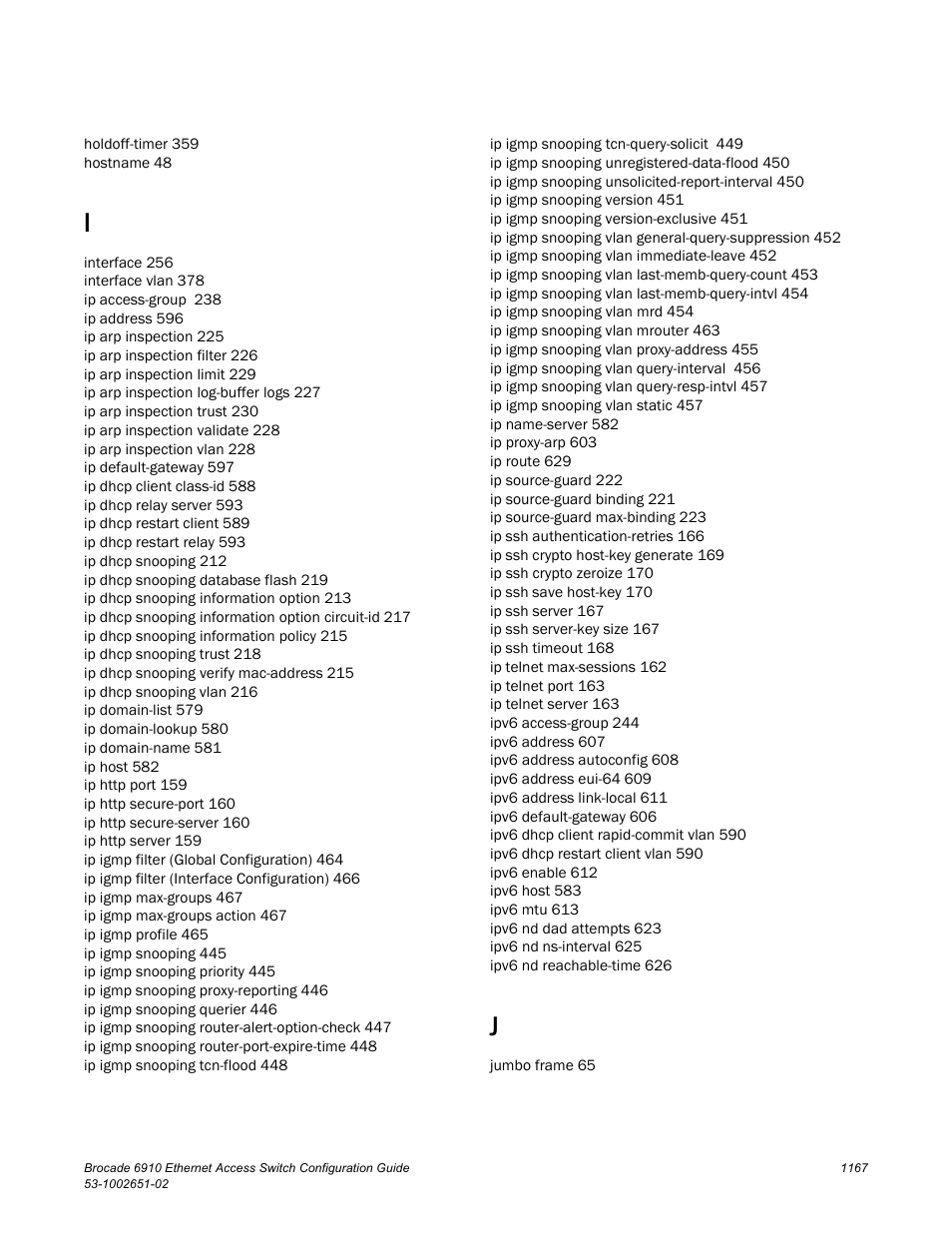 Brocade 6910 Ethernet Access Switch Configuration Guide (Supporting R2.2.0.0) User Manual | Page 1223 / 1240