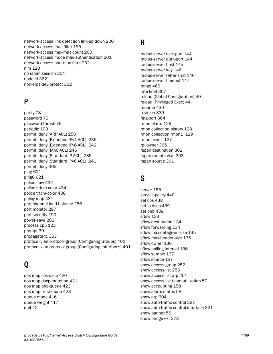 Brocade 6910 Ethernet Access Switch Configuration Guide (Supporting R2.2.0.0) User Manual | Page 1225 / 1240