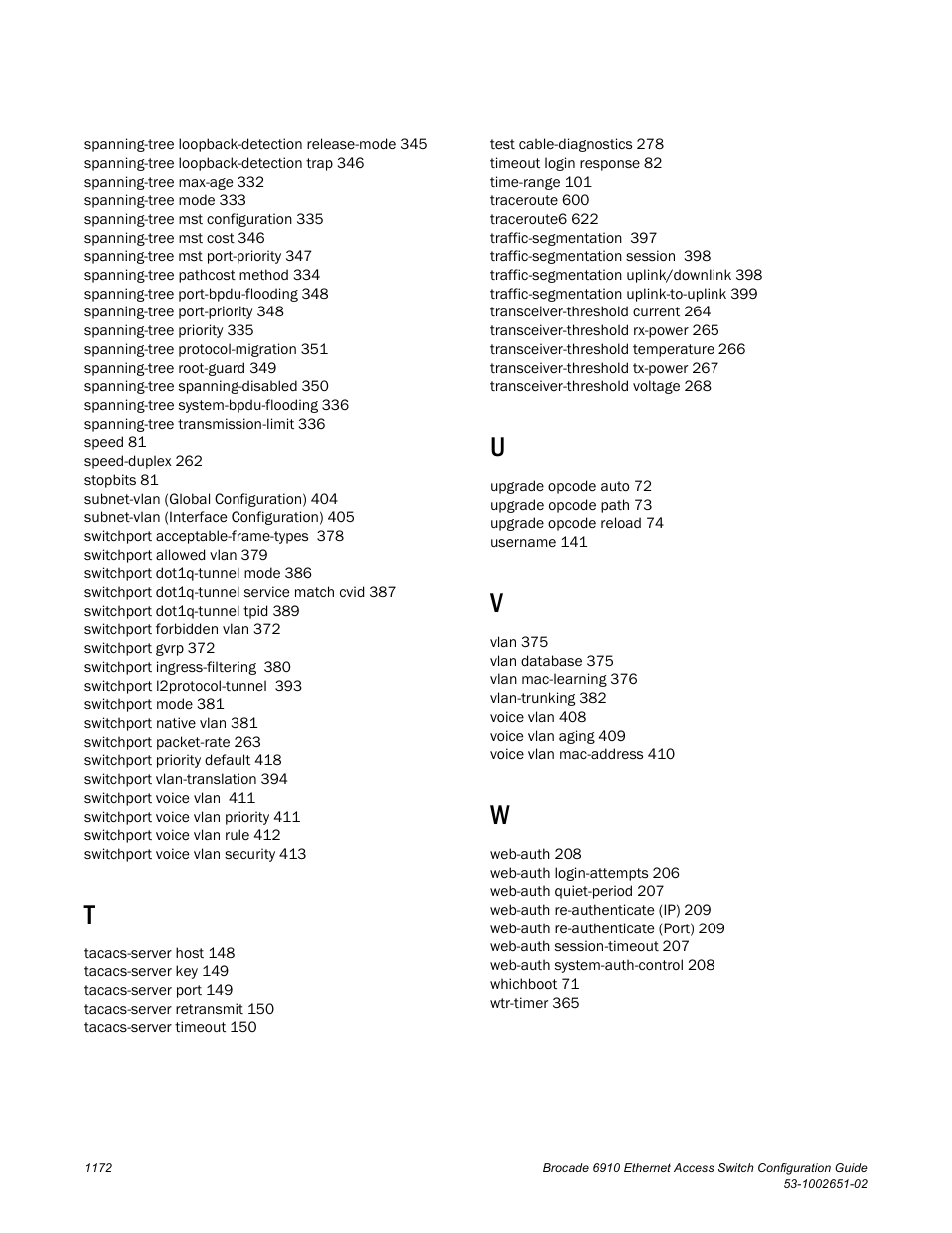 Brocade 6910 Ethernet Access Switch Configuration Guide (Supporting R2.2.0.0) User Manual | Page 1228 / 1240