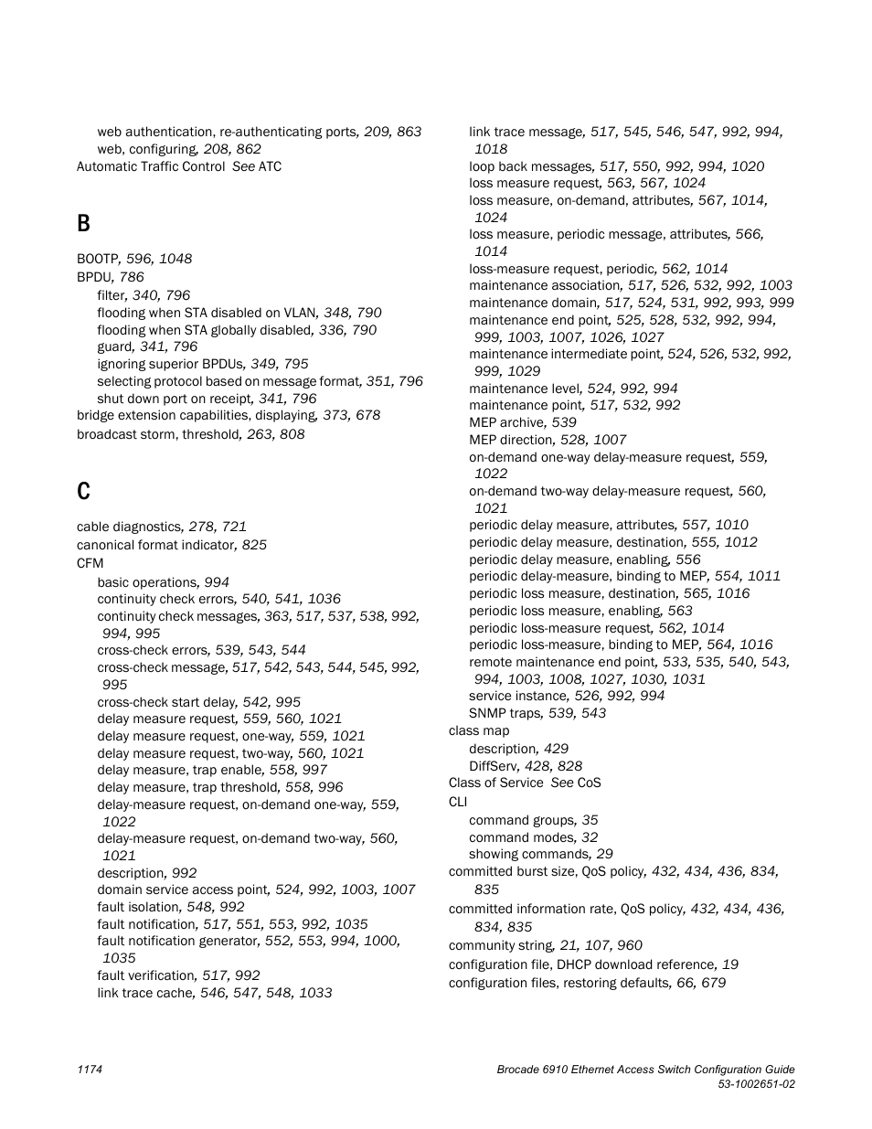 Brocade 6910 Ethernet Access Switch Configuration Guide (Supporting R2.2.0.0) User Manual | Page 1230 / 1240