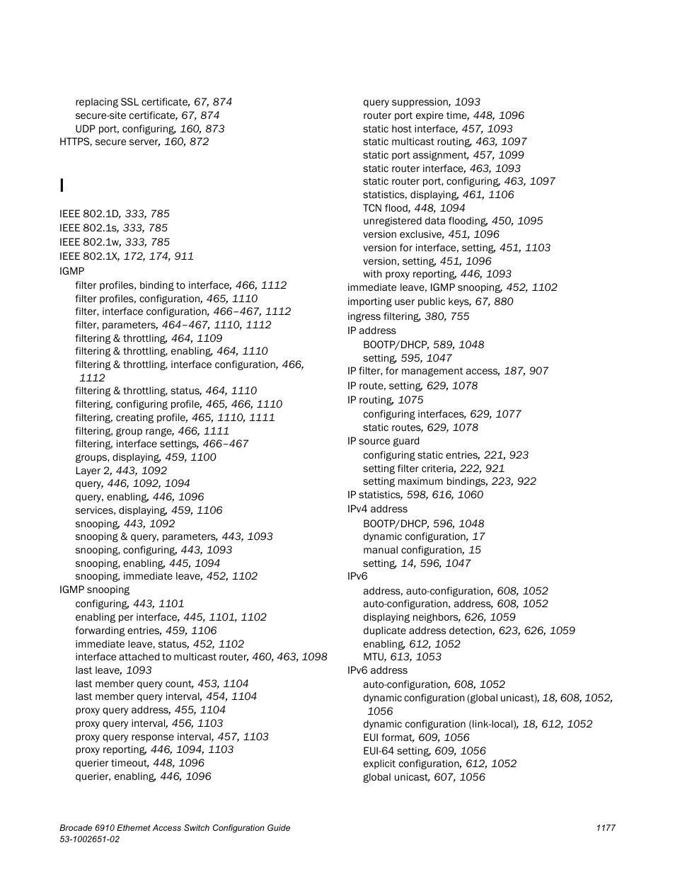 Brocade 6910 Ethernet Access Switch Configuration Guide (Supporting R2.2.0.0) User Manual | Page 1233 / 1240