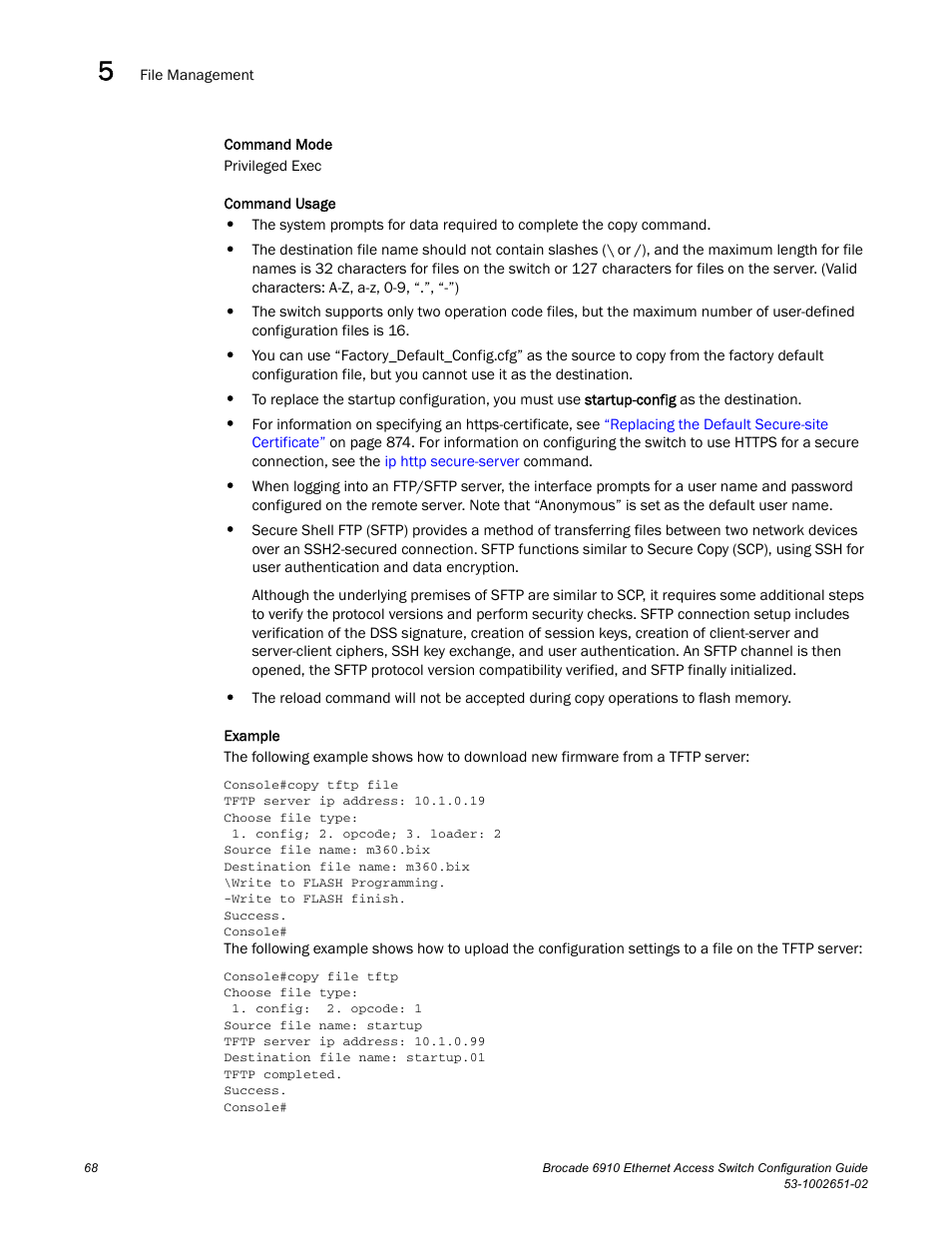 Brocade 6910 Ethernet Access Switch Configuration Guide (Supporting R2.2.0.0) User Manual | Page 124 / 1240