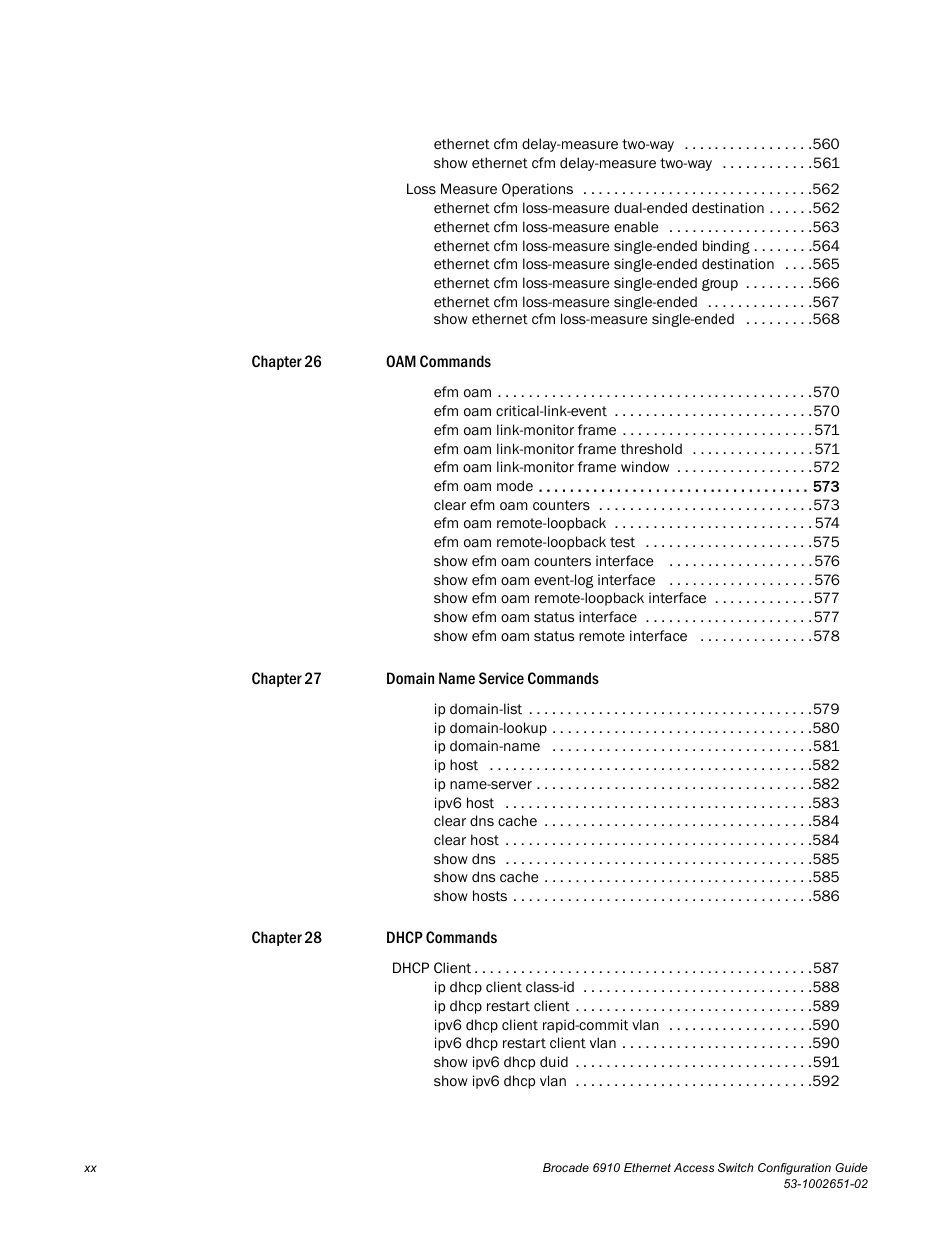 Brocade 6910 Ethernet Access Switch Configuration Guide (Supporting R2.2.0.0) User Manual | Page 22 / 1240