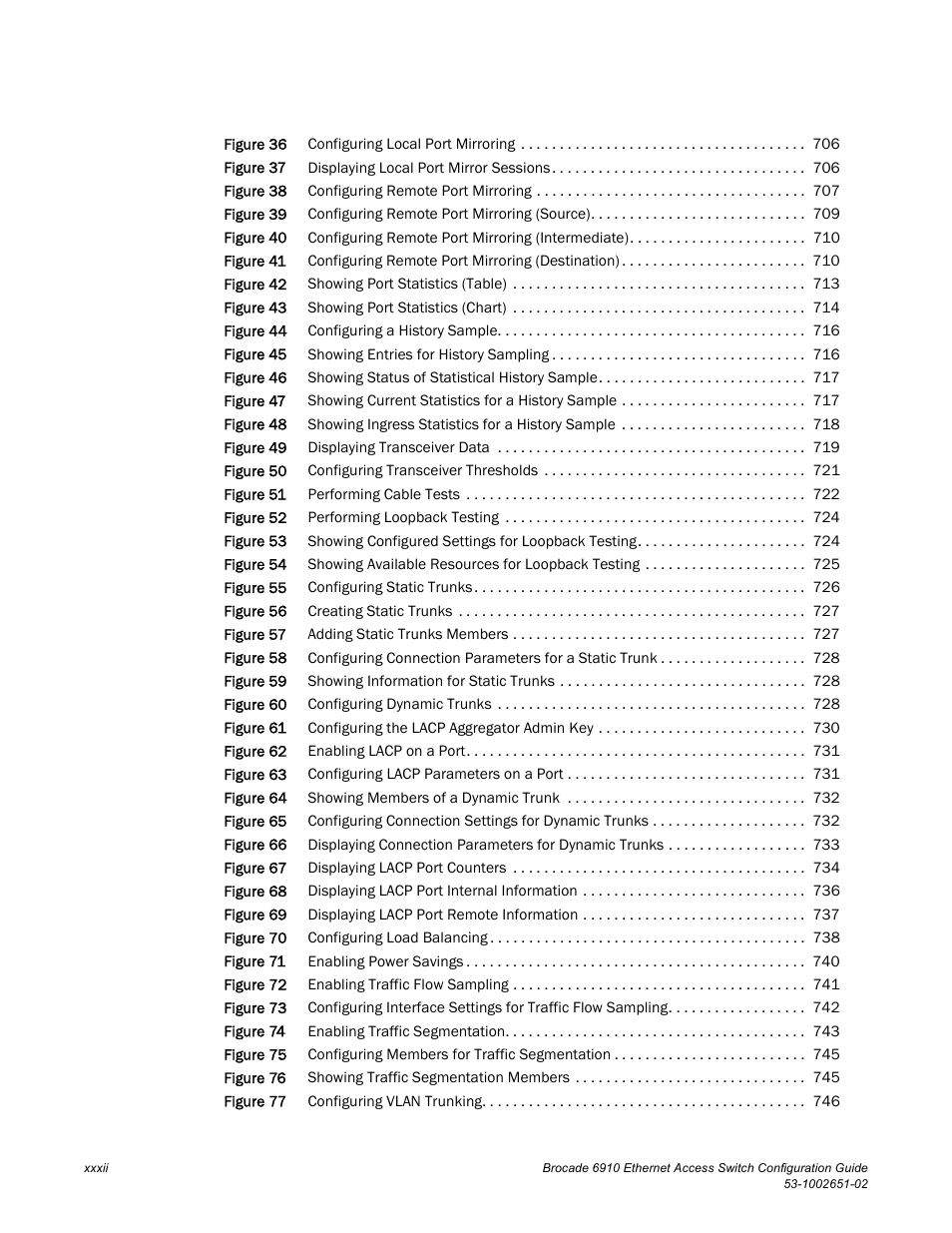 Brocade 6910 Ethernet Access Switch Configuration Guide (Supporting R2.2.0.0) User Manual | Page 34 / 1240