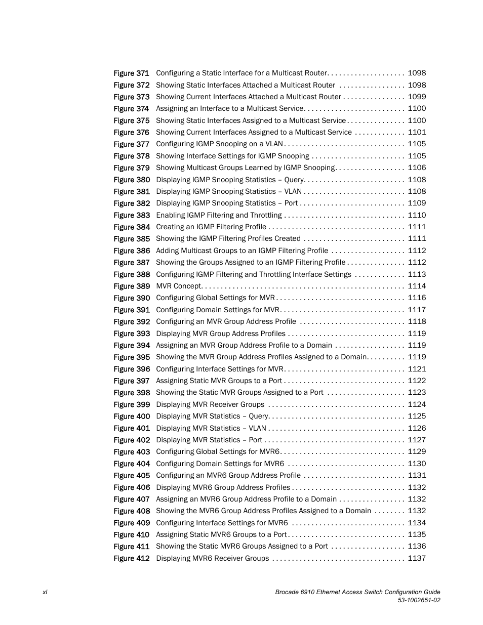 Brocade 6910 Ethernet Access Switch Configuration Guide (Supporting R2.2.0.0) User Manual | Page 42 / 1240