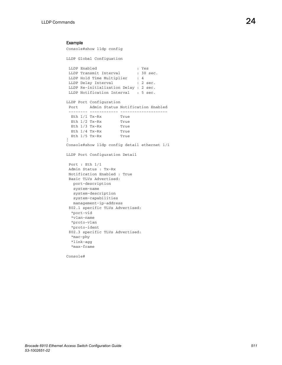 Brocade 6910 Ethernet Access Switch Configuration Guide (Supporting R2.2.0.0) User Manual | Page 567 / 1240