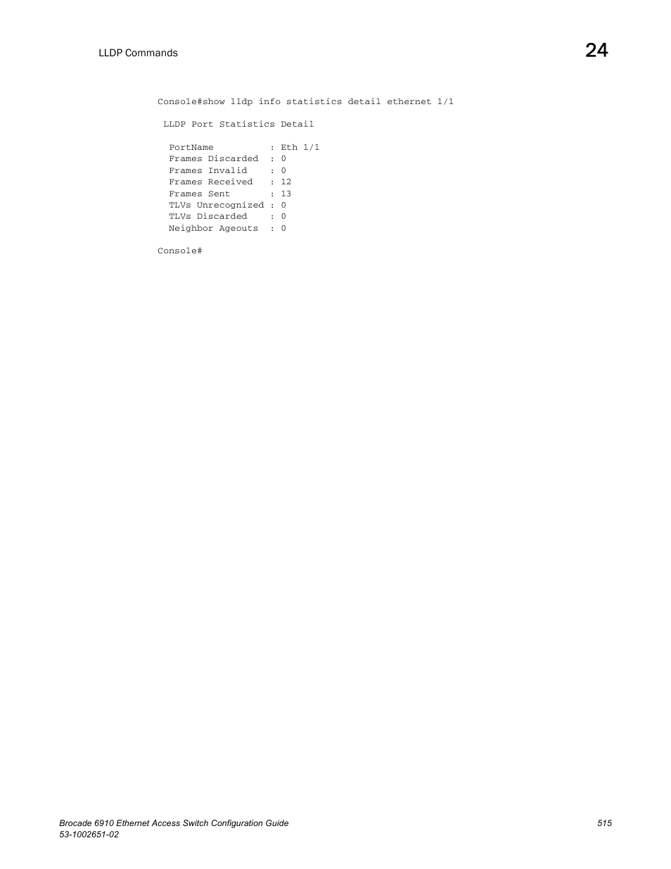 Brocade 6910 Ethernet Access Switch Configuration Guide (Supporting R2.2.0.0) User Manual | Page 571 / 1240