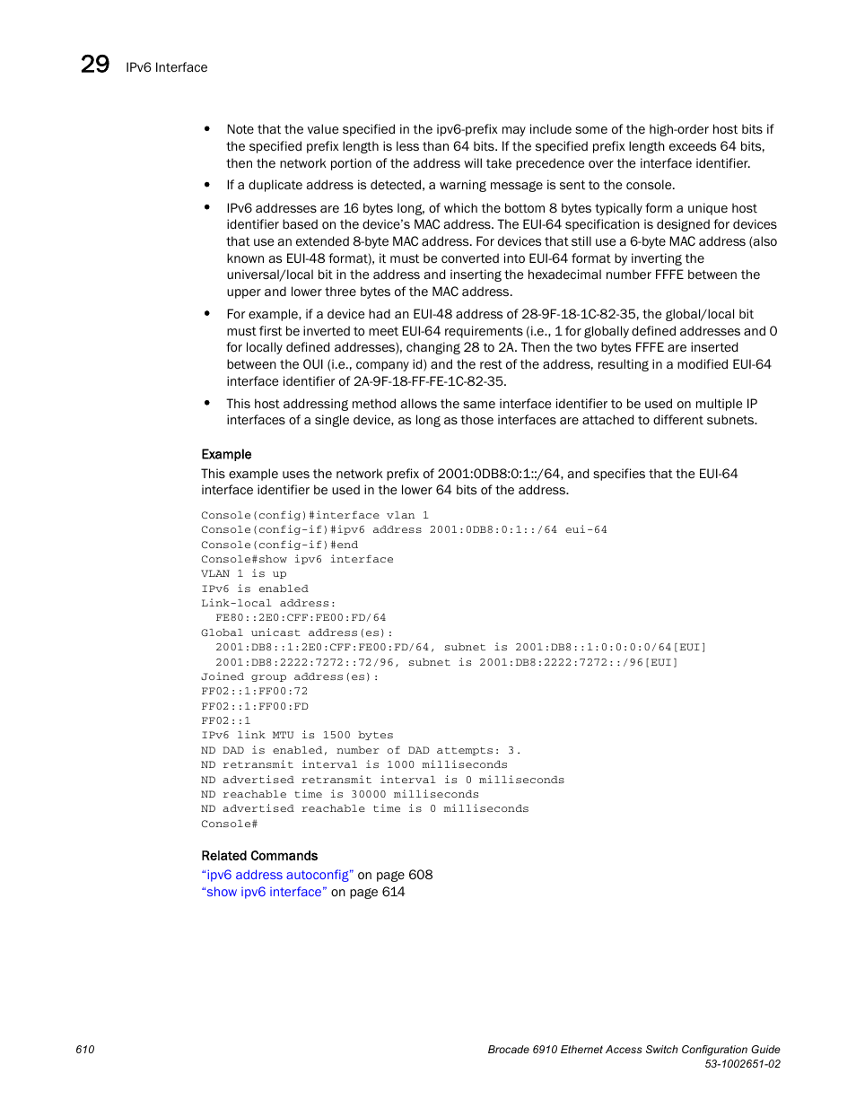 Brocade 6910 Ethernet Access Switch Configuration Guide (Supporting R2.2.0.0) User Manual | Page 666 / 1240