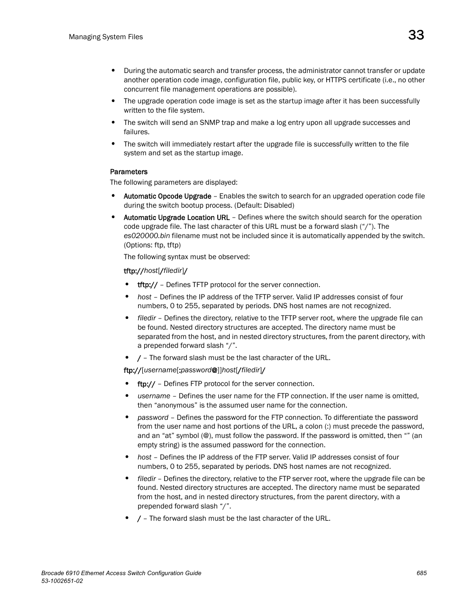 Brocade 6910 Ethernet Access Switch Configuration Guide (Supporting R2.2.0.0) User Manual | Page 741 / 1240