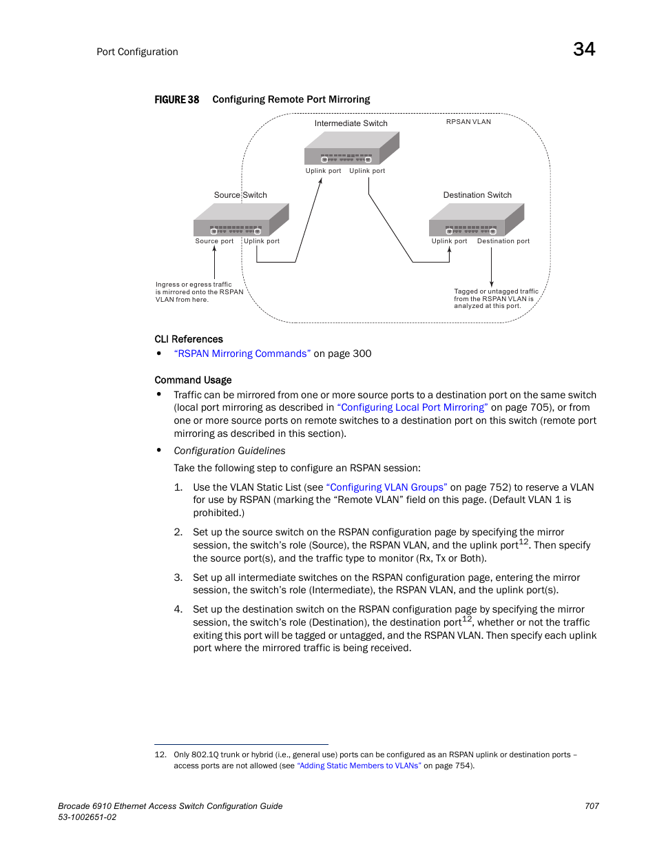 Figure 38, Confi | Brocade 6910 Ethernet Access Switch Configuration Guide (Supporting R2.2.0.0) User Manual | Page 763 / 1240