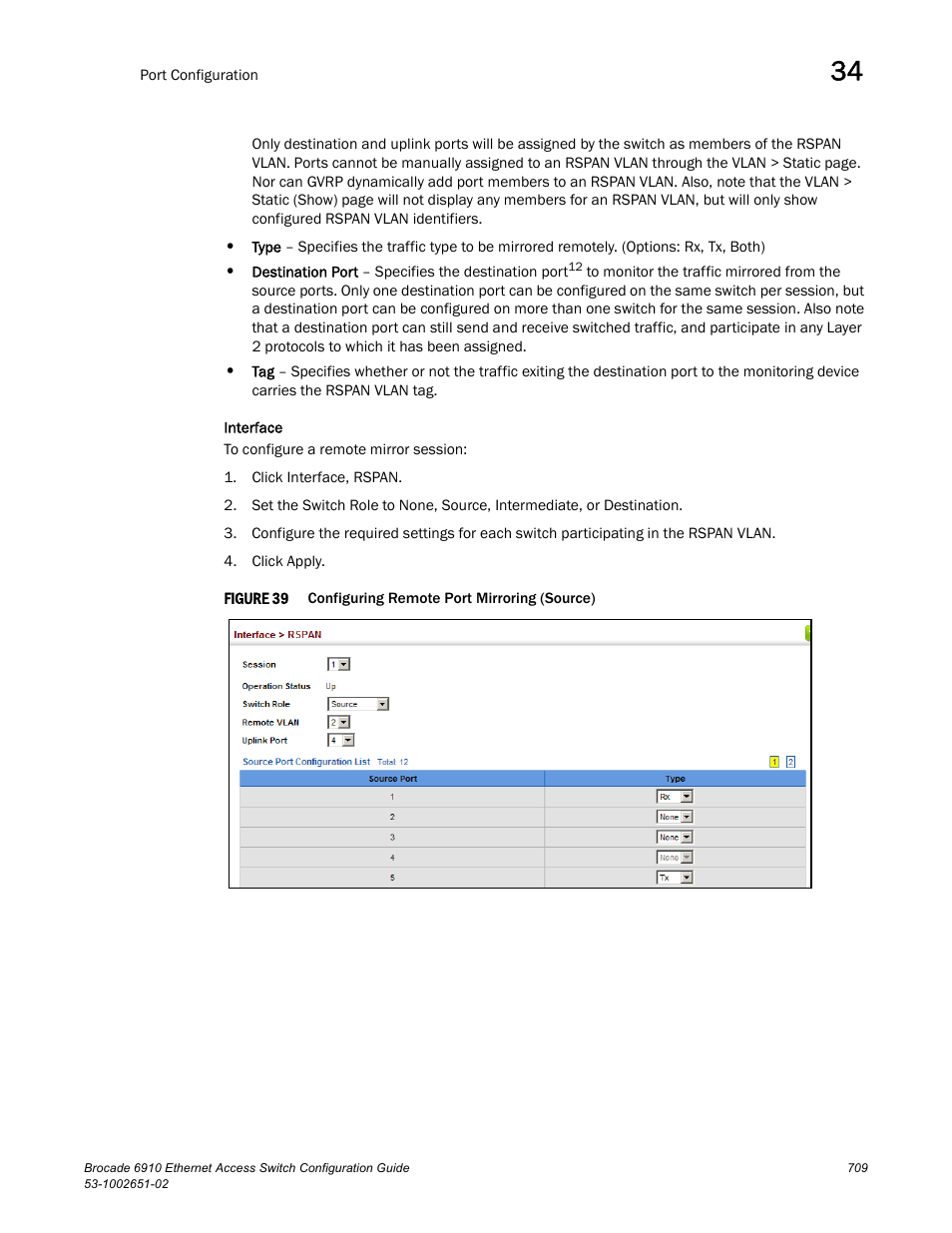 Figure 39, Confi | Brocade 6910 Ethernet Access Switch Configuration Guide (Supporting R2.2.0.0) User Manual | Page 765 / 1240