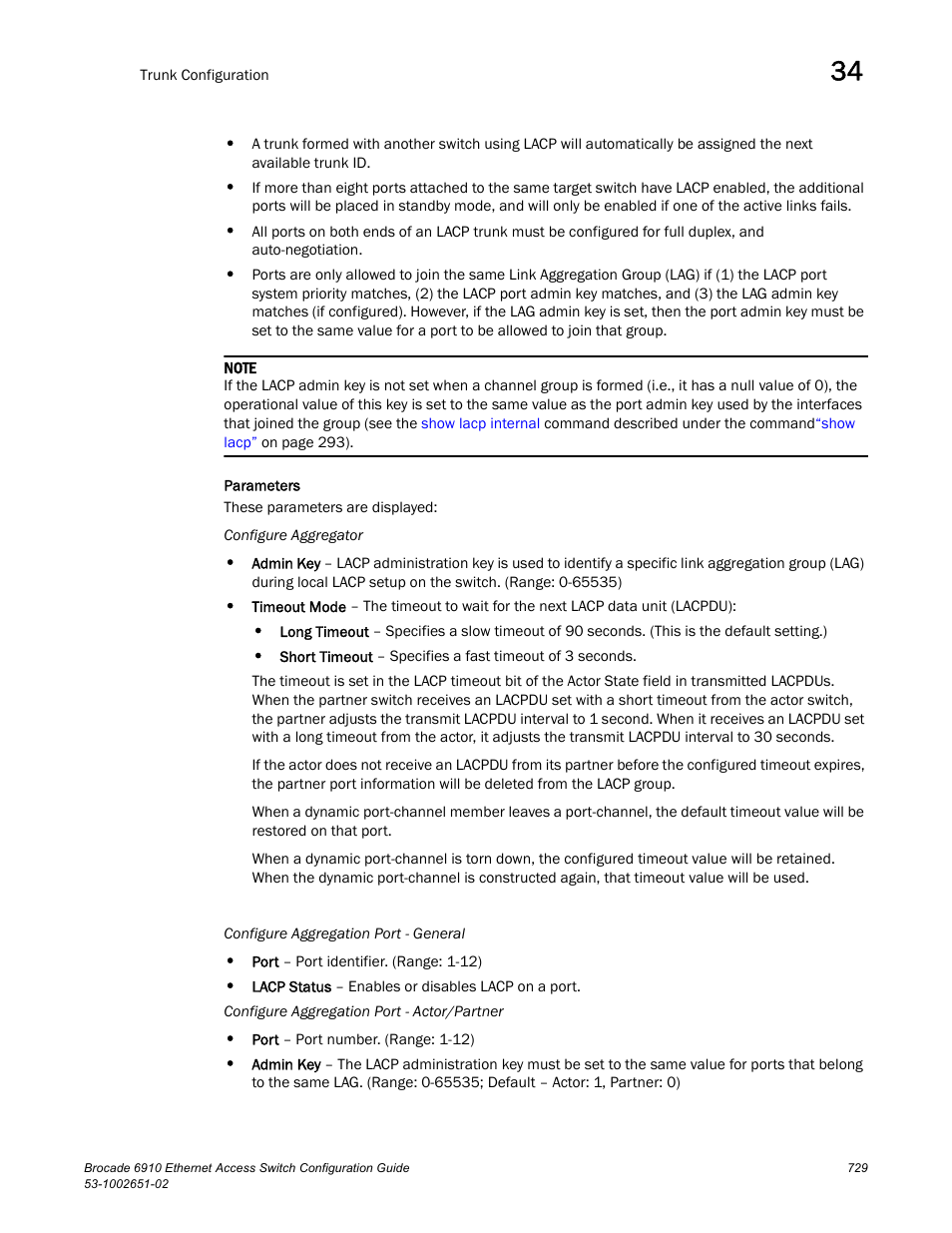 Brocade 6910 Ethernet Access Switch Configuration Guide (Supporting R2.2.0.0) User Manual | Page 785 / 1240