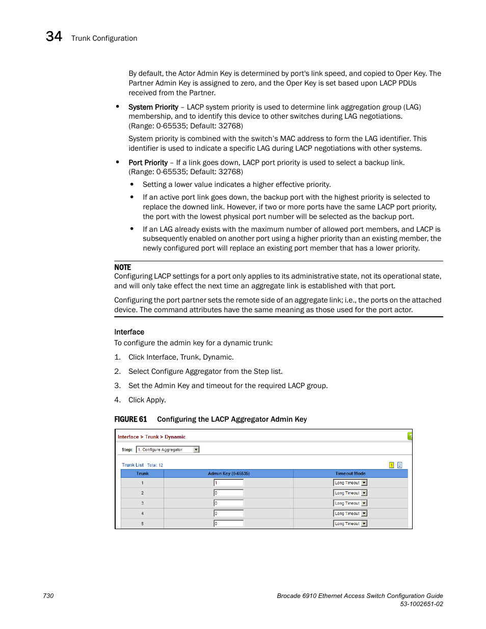 Figure 61, Confi | Brocade 6910 Ethernet Access Switch Configuration Guide (Supporting R2.2.0.0) User Manual | Page 786 / 1240